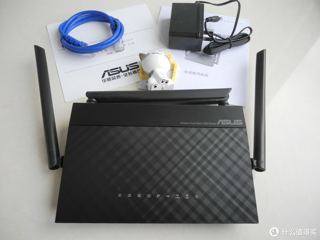 华硕rt-ac1200无线路由器开箱