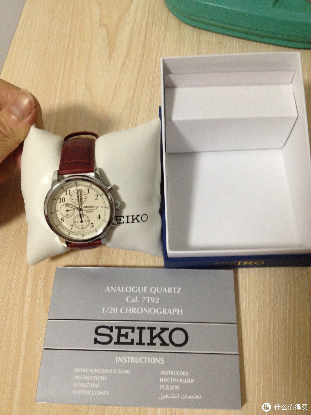 今年我买了块表：SEIKO 精工 Chronograph系列 SNDC31 男款计时腕表