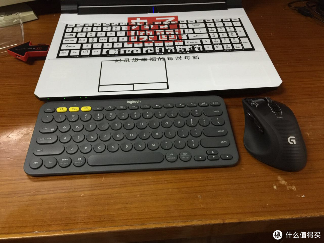 logitech 罗技 蓝牙键盘 k380开箱