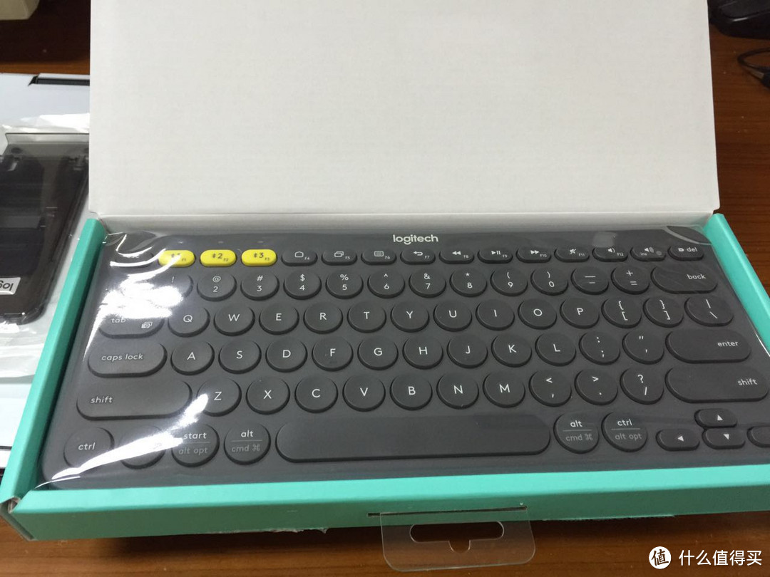 logitech 罗技 蓝牙键盘 k380开箱