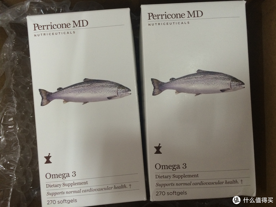三种鱼油简易对比：Perricone MD & new chapter & vitacost