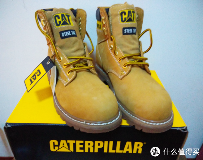 CAT Caterpillar 卡特匹勒  Second Shift Steel Toe 劳保大黄靴实物开箱