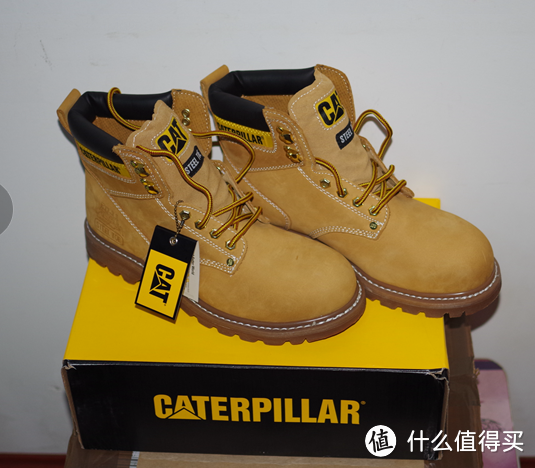 CAT Caterpillar 卡特匹勒  Second Shift Steel Toe 劳保大黄靴实物开箱