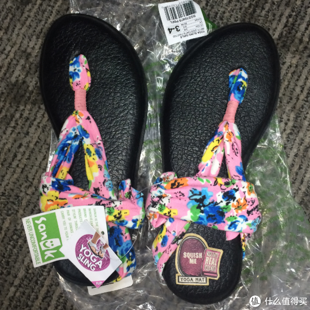 Sanuk Kids G 夹拖，crocs晒单啦