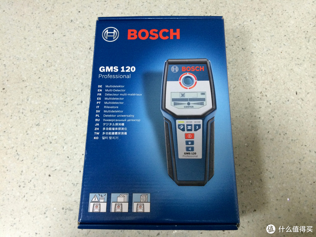 让每一次钻孔不再成为探险：BOSCH 博世 GMS120 墙体探测仪