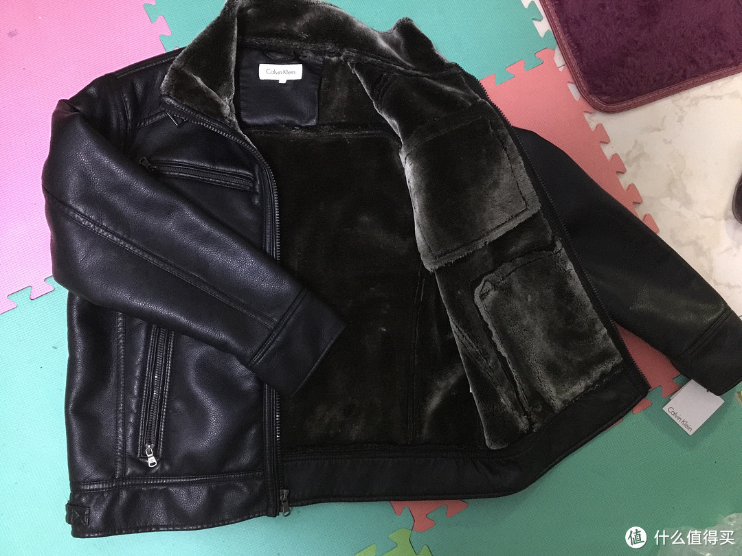 美亚转运购买 Calvin Klein Faux Moto Jacket 男款夹克