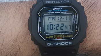 Casio 卡西欧 DW5600E-1V 经典数字手表 开箱