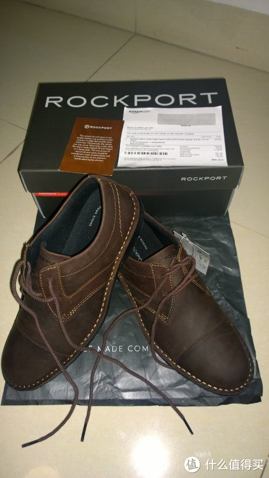 Rockport 乐步 Urban Edge 男士真皮牛津鞋 开箱