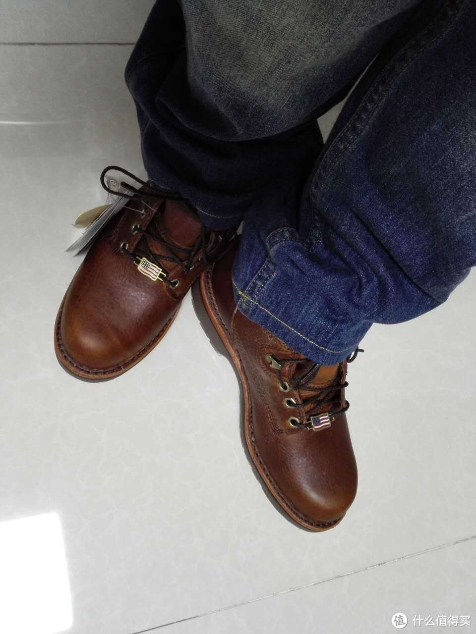 小脚男的CHIPPEWA Inch Tan Rugged Boot 男鞋 晒单