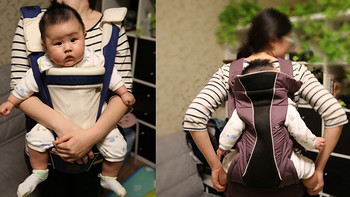 5个月小宝的新座驾-抱抱熊多功能腰凳和康贝3way多功能婴儿背带