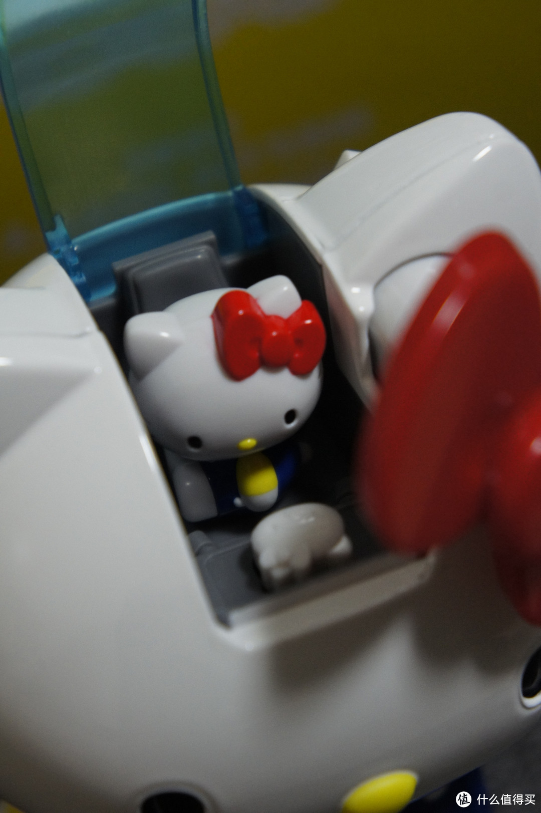 美亚直邮到手 Hello Kitty 超合金 蓝 可动玩具
