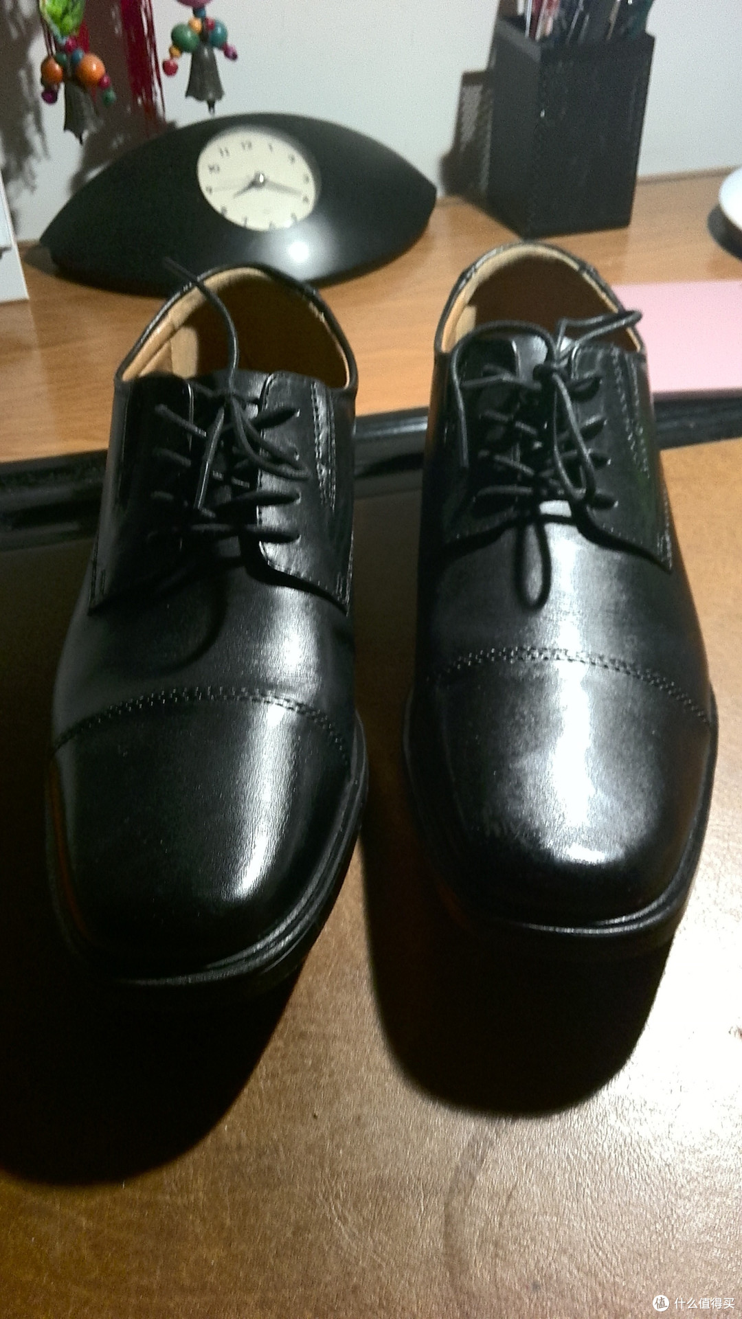 Clarks Men's Tilden Cap Oxford, Black Leather, 9 M US