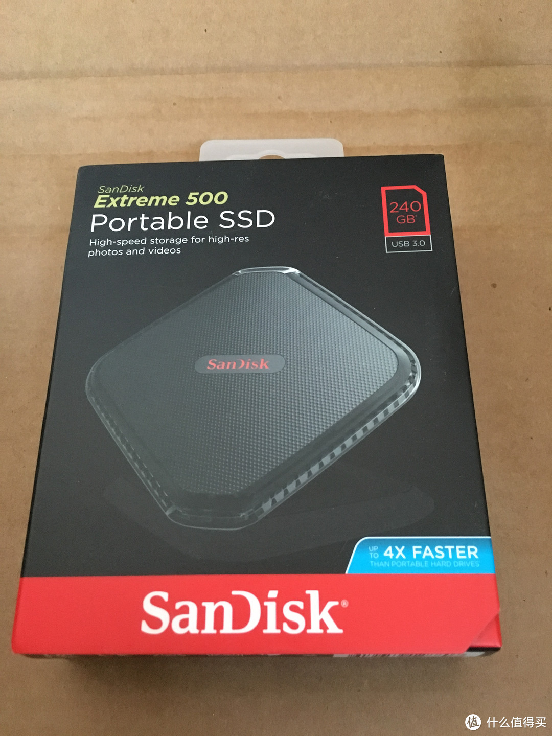 SanDisk Extreme 500 Portable SSD 240GB 移动硬盘开箱