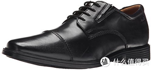 Clarks Men's Tilden Cap Oxford, Black Leather, 9 M US