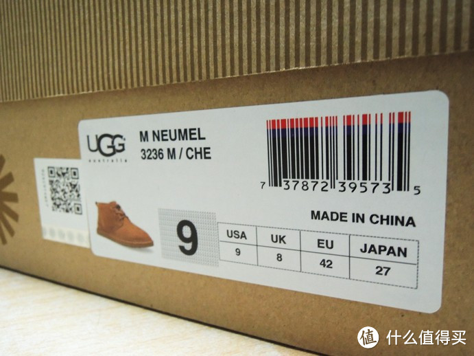 UGG Australia Neumel 3236 开箱及鞋码选择的历程