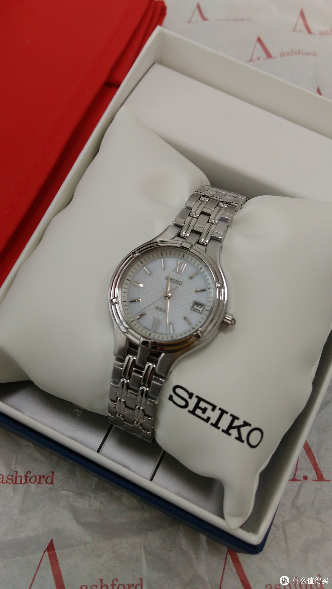 小白海淘第一单 SEIKO 精工 SUT015 女士光动能腕表