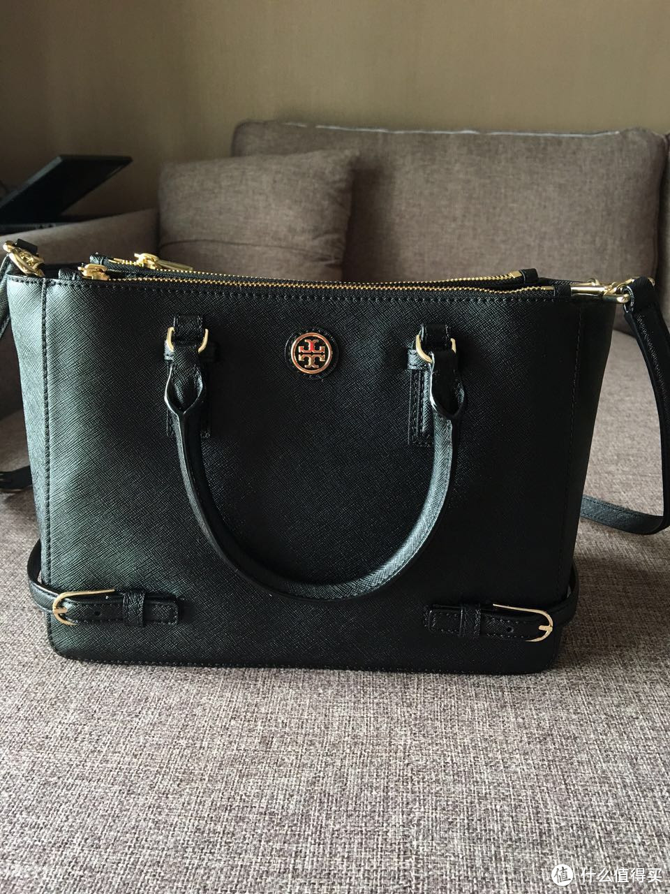 #有货自远方来# 黑五海淘第一单到手TORY BURCH 汤丽柏琦 女包（经典杀手包）