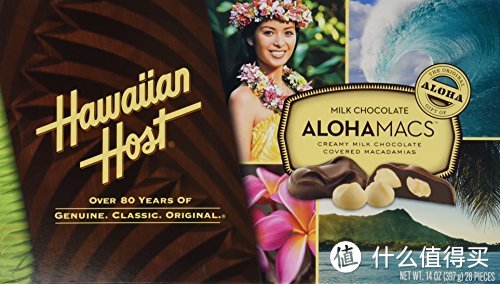 会说“aloha!”的 Hawaiian Host The Original chocolate Covered 夏威夷果仁巧克力