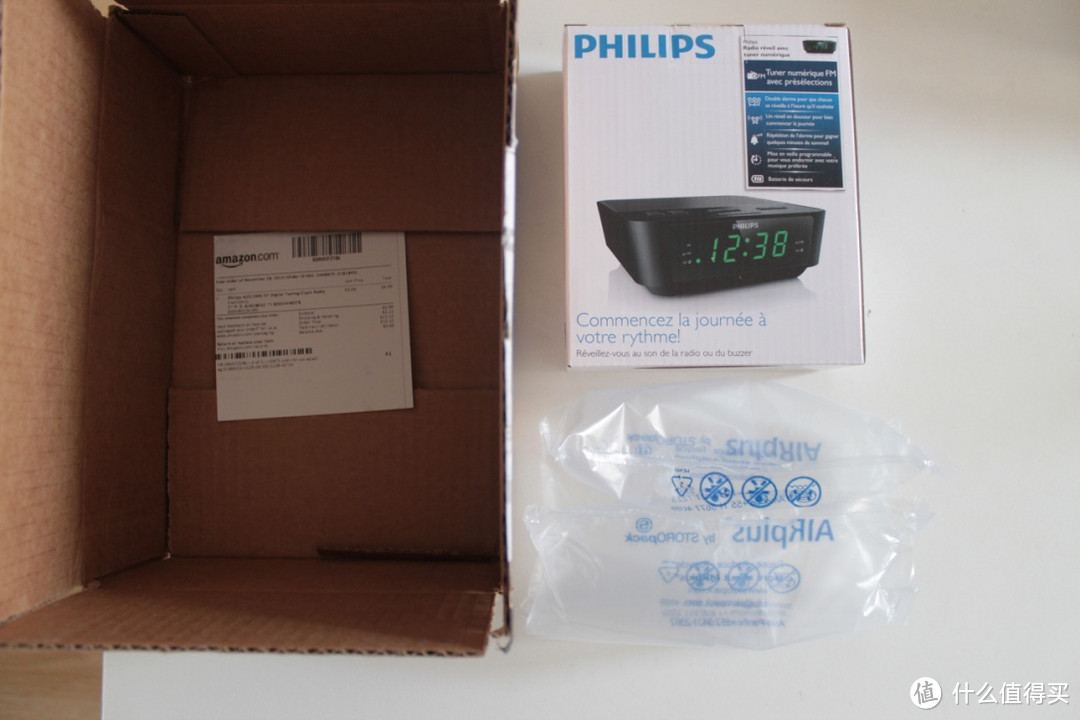 亚马逊海淘第一单---飞利浦Philips AJ3116M/37 床头FM闹钟