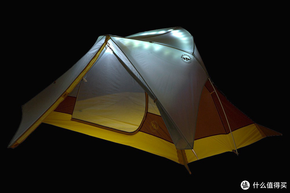 自带led灯光：Big Agnes 比格尼斯 推出 mtnGLO系列 帐篷