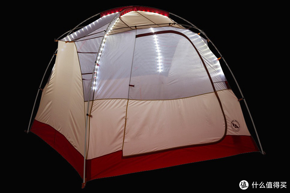 自带led灯光：Big Agnes 比格尼斯 推出 mtnGLO系列 帐篷