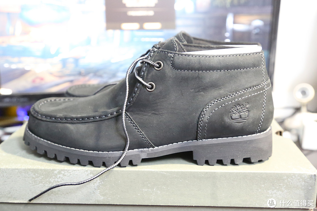 #有货自远方来# Timberland 添柏岚Men's Oakwell Moc Toe Chukka Chukka Boot晒单