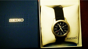 人生的第一块表：Seiko 精工5号 SNK809 男款 自动机械腕表