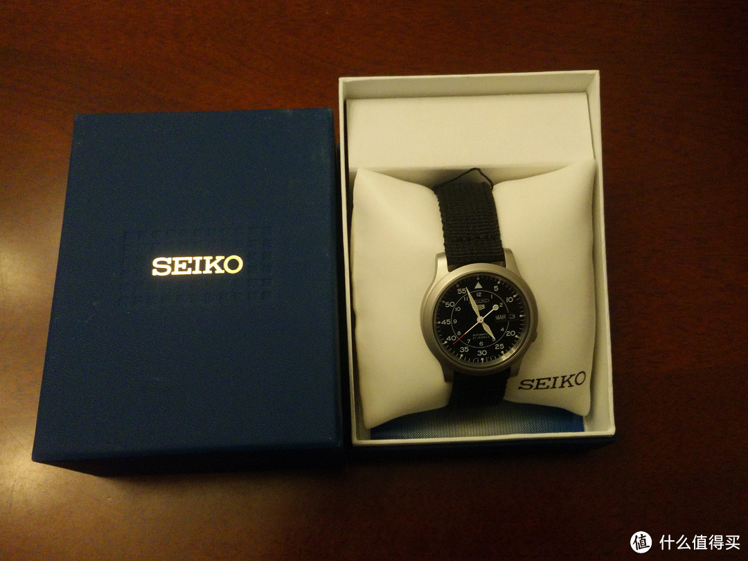 人生的第一块表：Seiko 精工5号 SNK809 男款 自动机械腕表