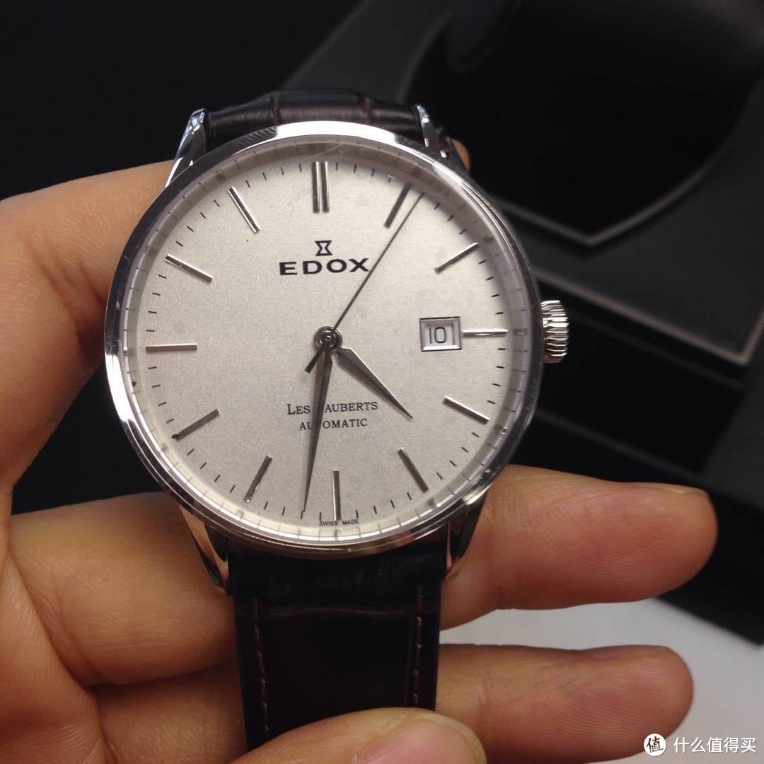 黑5 EDOX 依度 Les Vauberts 80081-3-AIN 男款腕表 到手晒图