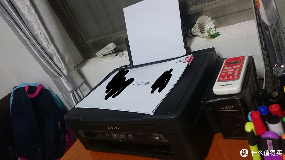 手接不回来了： epson 爱普生 L220 墨仓一体机