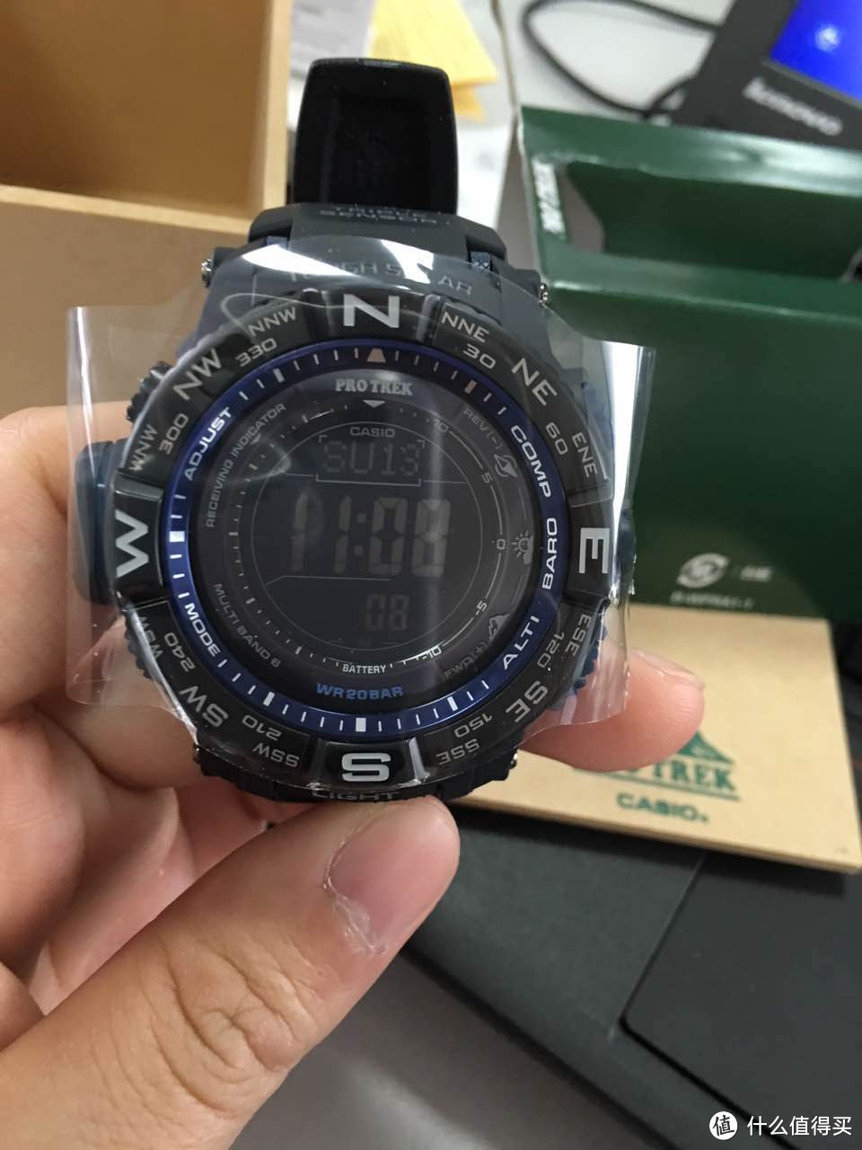 拔草！CASIO 卡西欧 登山系列 PRW-3500Y-1CR 男款电波腕表