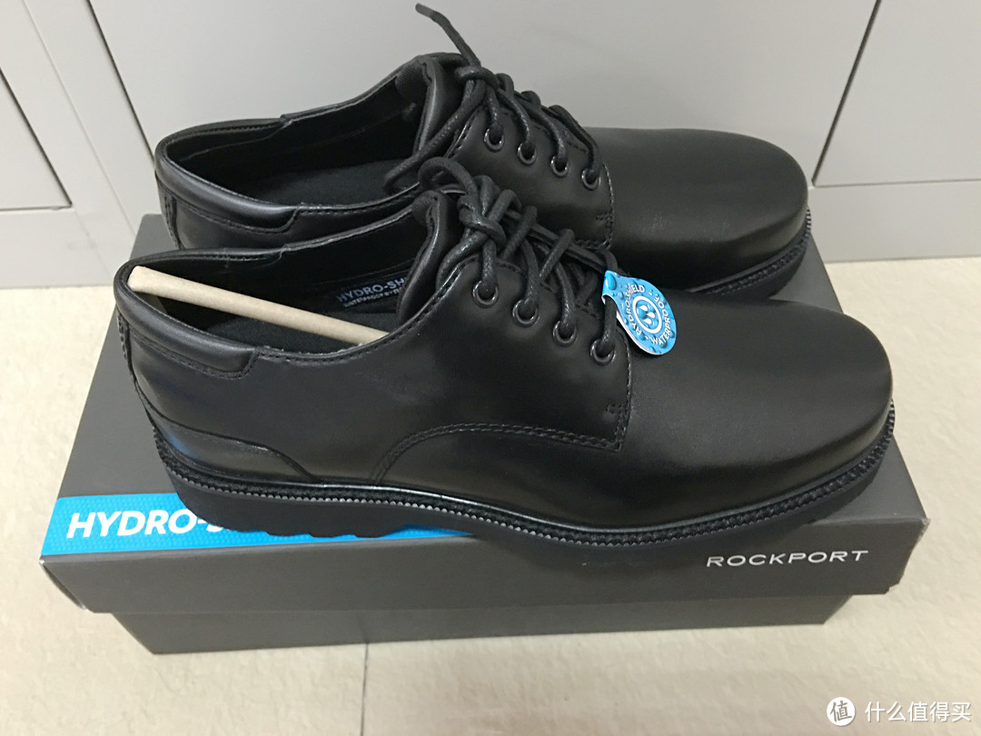 #有货自远方来#败家男人又买鞋：ROCKPORT 乐步 Northfield Oxford 男士防水系带皮鞋