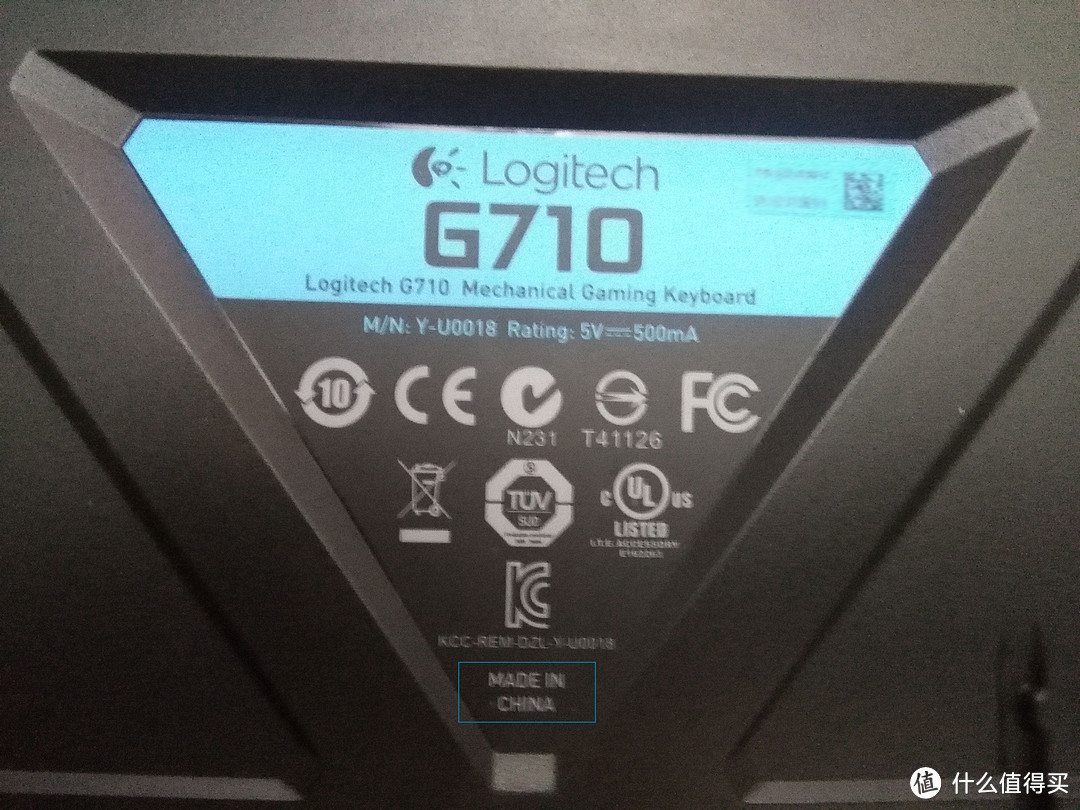 美亚 Logitech 罗技 G710 青轴 机械游戏键盘