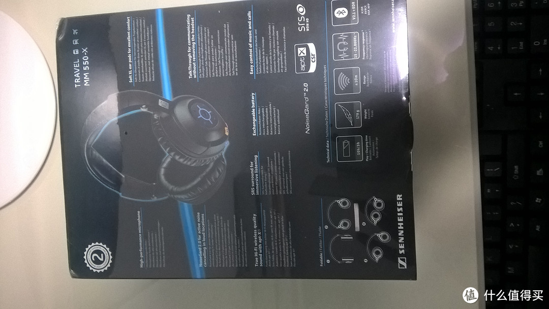 SENNHEISER 森海塞尔 MM 550-X APT-X 主动降噪*级蓝牙耳机