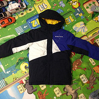 #有货自远方来# Nautica 诺帝卡 Colorblocked Snorkel Coat 男童防水羊羔绒外套（附尺码参考）