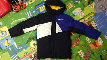 #有货自远方来# Nautica 诺帝卡 Colorblocked Snorkel Coat 男童防水羊羔绒外套（附尺码参考）