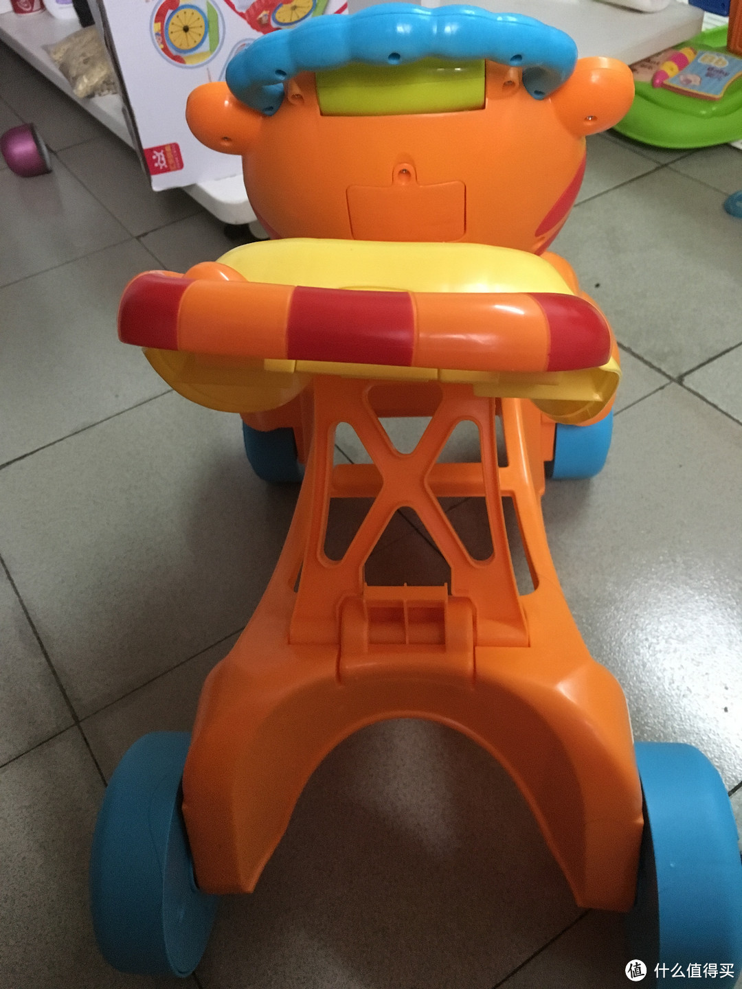 宝宝的玩具之 Fisher-Price 费雪 CDC21 二合一老虎学步车（双语）