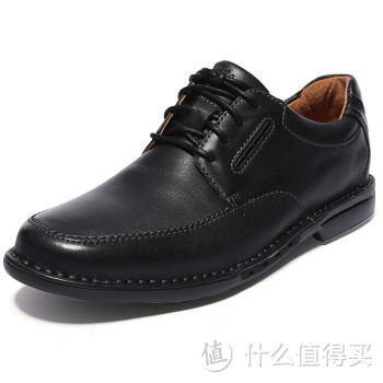 Clarks 其乐 男士UNCORNER TIME系列黑色牛皮系带休闲鞋26101182