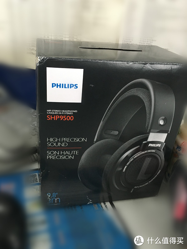 #有货自远方来# Philips 飞利浦 SHP9500 头戴式耳机 开箱