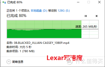 比CZ88还快的U盘？Lexar 雷克沙 P20 128G开箱