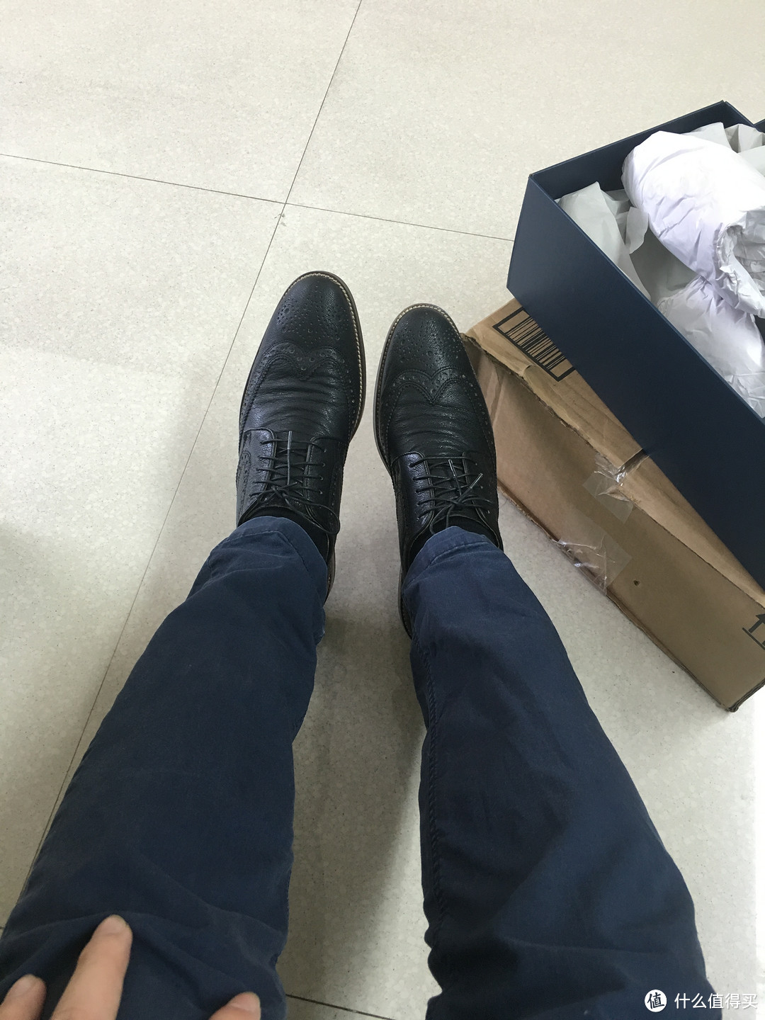 #有货自远方来#蜈蚣精之路---Cole Haan Lenox Hill Casual Wingtip 牛津鞋