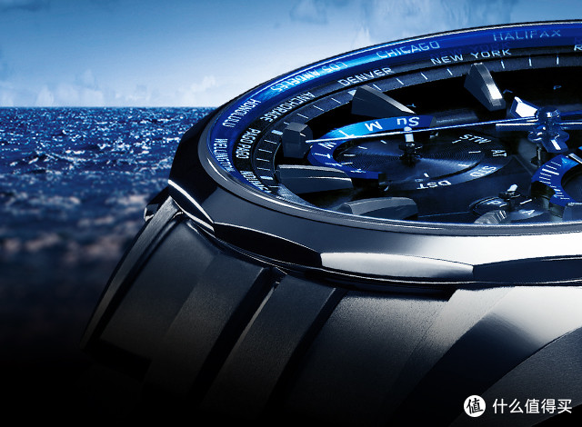 追寻心中的那一抹蓝色:CASIO 卡西欧 OCEANUS 海神 OCW-S3400-1AJF Manta 电波手表(附简易使用说明)
