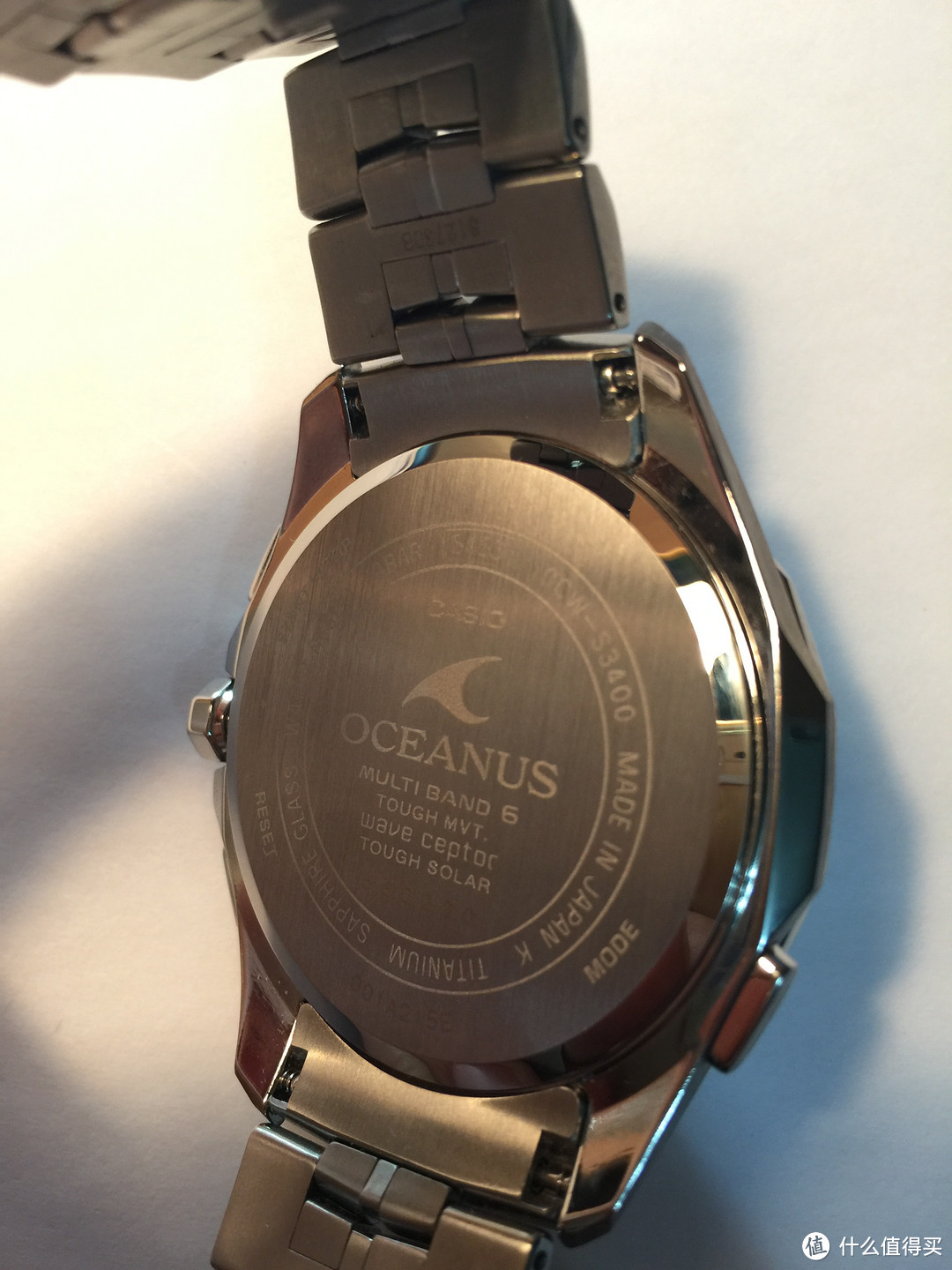 追寻心中的那一抹蓝色：CASIO 卡西欧 OCEANUS 海神 OCW-S3400-1AJF Manta 电波手表(附简易使用说明)