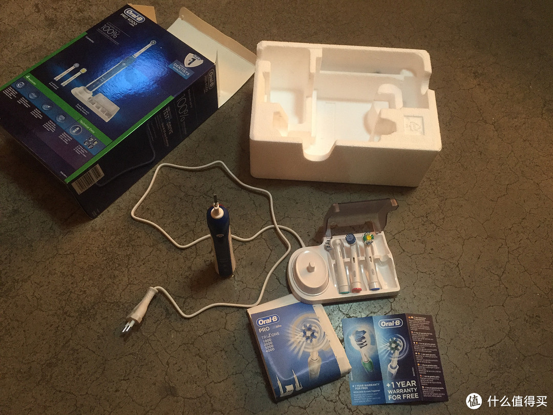 伪开箱英亚购入BRAUN 博朗 Oral-B 欧乐-B 4000型 3D电动牙刷