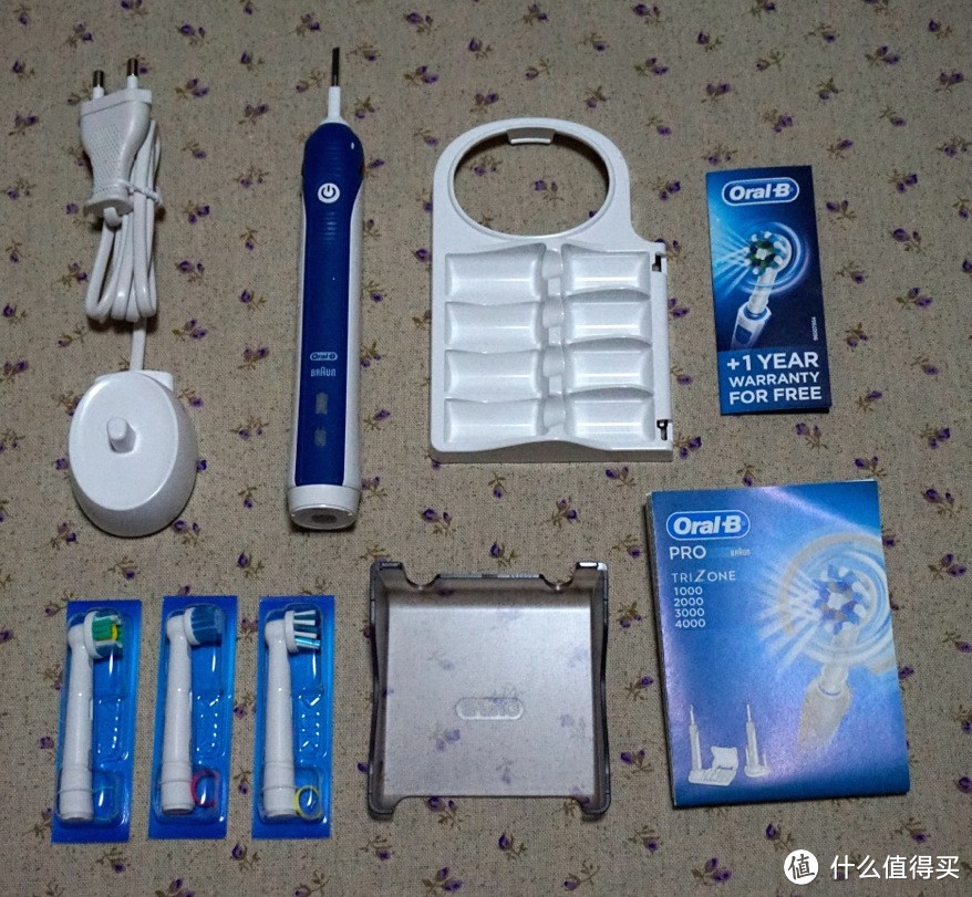 #有货自远方来#  BRAUN 博朗 Oral-B 4000 电动牙刷开箱