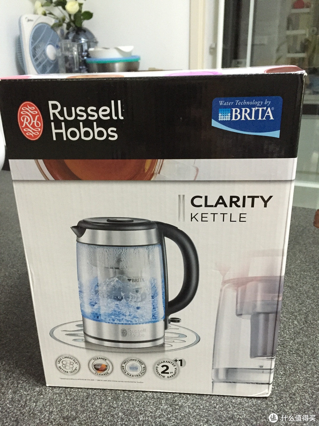 【伪开箱】来点不一样的--BRITA 碧然德 RUSSELL HOBBS 带滤芯热水壶