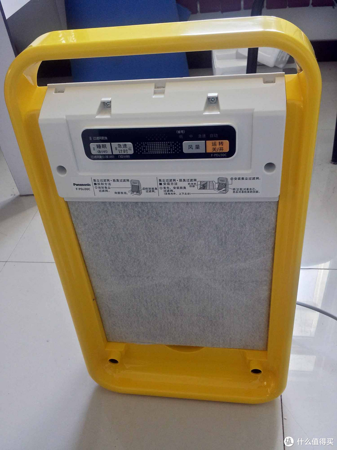 Panasonic 松下F-PDJ30C(Y) 空气净化器 使用感受&加装静电吸附网
