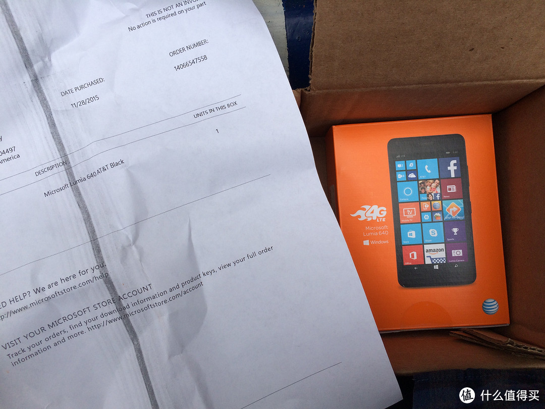 lumia640 开启第一次转运海淘购物体验