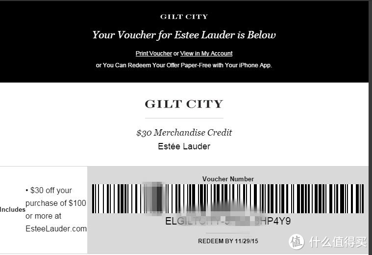 #有货自远方来# 使用GILT CITY$100减$30优惠购买雅诗兰黛晚霜日霜