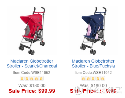 Albeebaby 购入的 Maclaren 玛格罗兰 Globetrotter 伞车